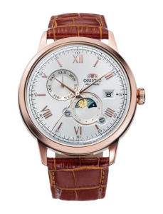 Zegarek męski Orient Bambino  Sun&Moon RA-AK0801S30B